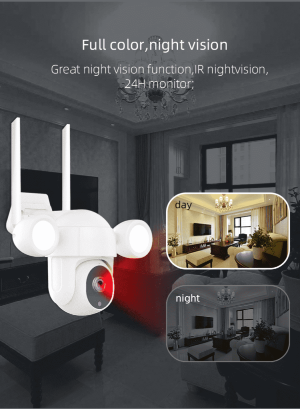 Tuya Solar Camera1080p security wifi camera system wireless solar low power battery camera smart life app - Image 6