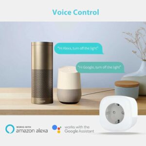 Tuya wifi compatible emergy meter wireless eu smart plug