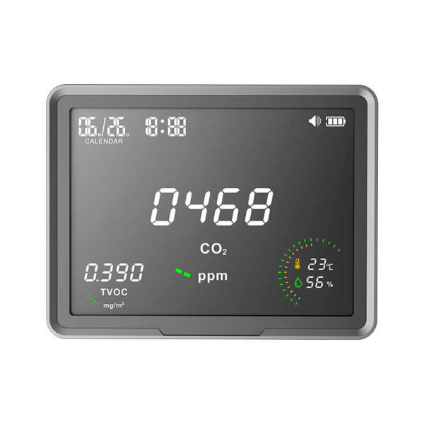 PTH-20A NDIR Wall Desktop Temperature RH TVOC Air Quality Detector CO2 meter with LCD screen Japan Netherlands Belgium EU - Image 10