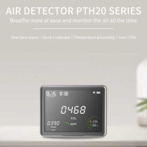 PTH-20A NDIR Wall Desktop Temperature RH TVOC Air Quality Detector CO2 meter with LCD screen Japan Netherlands Belgium EU
