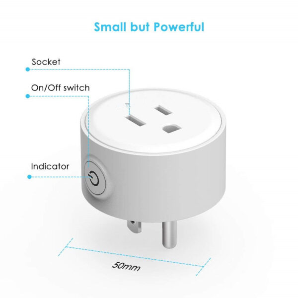 Hot sale Tuya Smart Life 10A Smart Plug US Smart Wifi Plug Socket Wifi Plug Works with Alexa