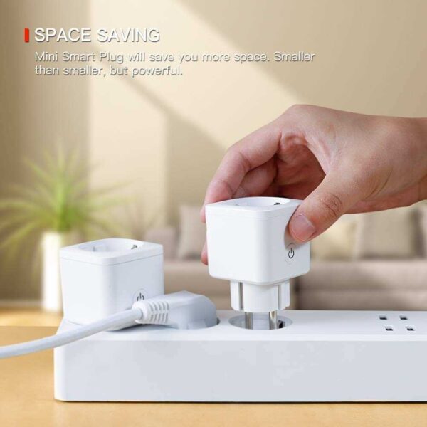 Tuya wifi compatible emergy meter wireless eu smart plug