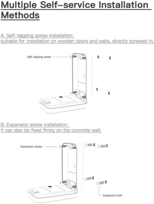 YEEUU Smart Lock Box with Passcode and Bluetooth APP, Perfect for Smart Home, Airbnb and Rental Business(K120) - Image 7