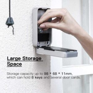 YEEUU Smart Lock Box with Passcode and Bluetooth APP, Perfect for Smart Home, Airbnb and Rental Business(K120)