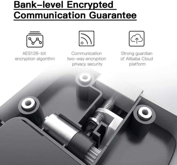 YEEUU Smart Lock Box with Passcode and Bluetooth APP, Perfect for Smart Home, Airbnb and Rental Business(K120) - Image 3