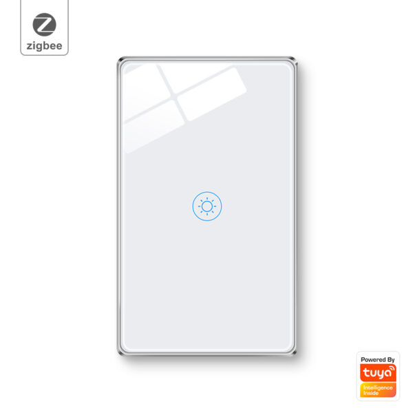 Smart Light Switch 1gang ZigBee N+L line US alexa smart switch