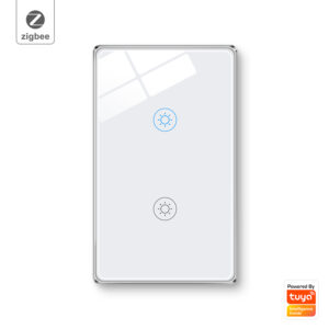 Smart Light Switch 2gang ZigBee N+L line US alexa smart switch
