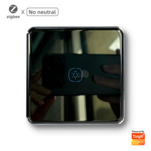 Smart Light Switch 1 gang No neutral ZigBee Single L line EU/UK homekit smart switch