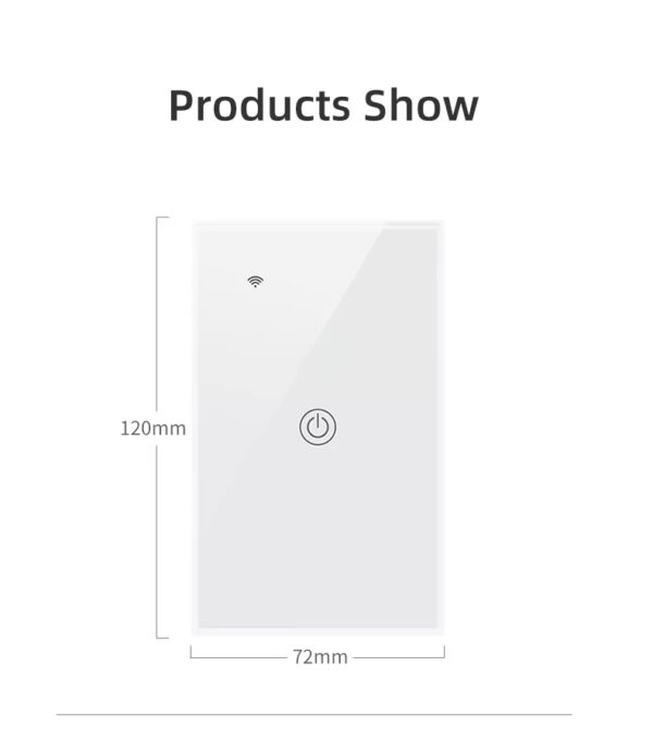 Smart Light Switch 1gang WiFi N+Lline & L line US homekit smart switch - Image 15