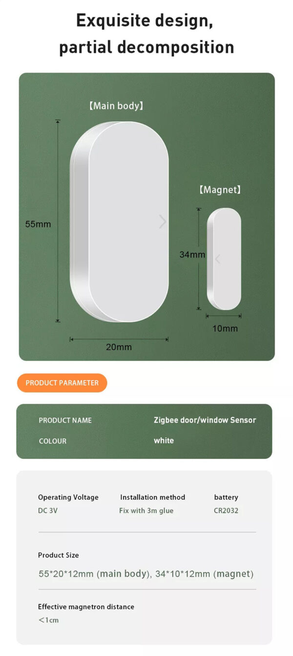 Smart ZigBee Door and window sensor - Image 15