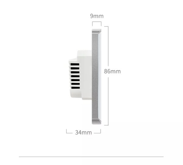 Smart Curtain Switch 3gang ZigBee N+Lline EU/UK alexa smart light switch - Image 15