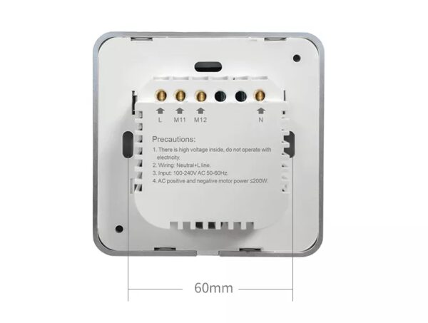 Smart Curtain Switch 3gang ZigBee N+Lline EU/UK alexa smart light switch - Image 16