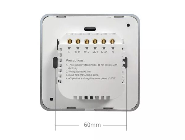Smart Curtain Switch 4gang Wi-Fi N+Lline EU/UK 4 gang smart switch - Image 16