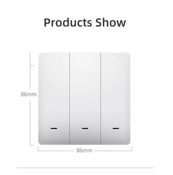 Wireless Scene Switch 3gang ZigBee Battery Switch smart light switch google home - Image 7
