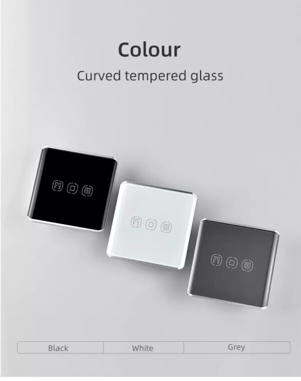 Smart Curtain Switch 3gang ZigBee N+Lline EU/UK alexa smart light switch - Image 7