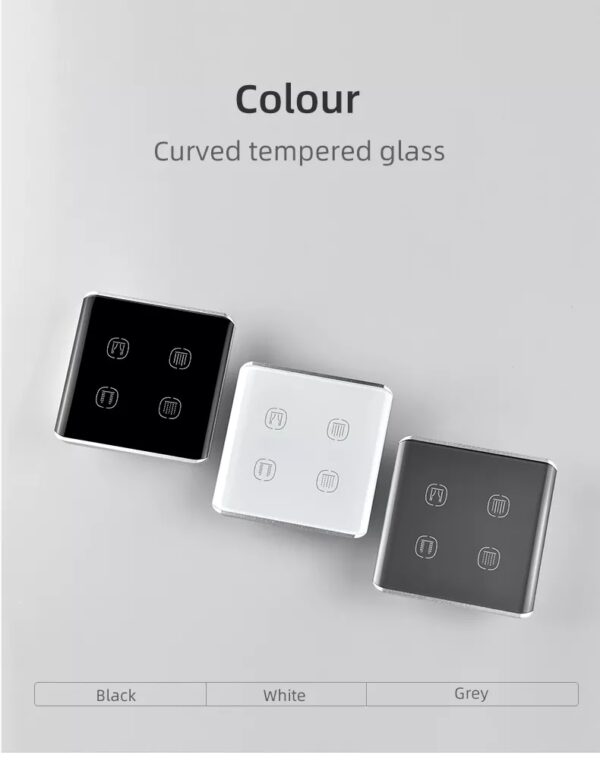 Smart Curtain Switch 4gang Wi-Fi N+Lline EU/UK 4 gang smart switch - Image 7