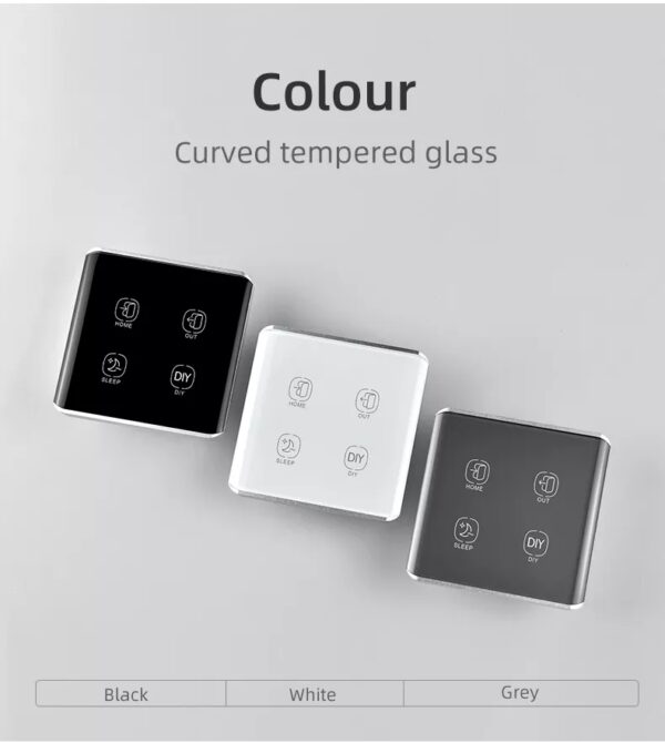 Smart Scene Switch 4gang Wi-Fi N+Lline EU/UK 4 gang smart switch - Image 7