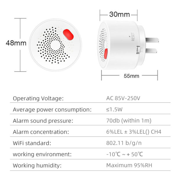 Smart Wi-Fi Combustible gas alarm - Image 5