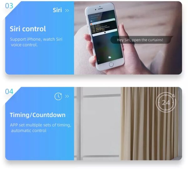 Smart Curtain Switch 3gang Wi-Fi N+Lline EU/UK google home smart light switch - Image 10