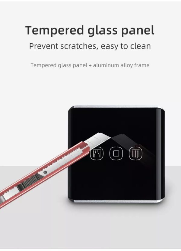 Smart Curtain Switch 3gang ZigBee N+Lline EU/UK alexa smart light switch - Image 12