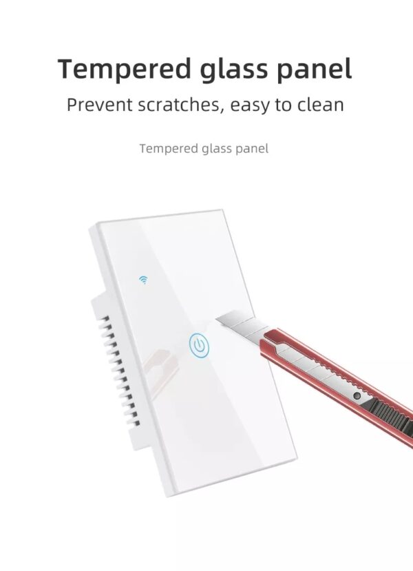 Smart Light Switch 1gang WiFi N+Lline & L line US homekit smart switch - Image 13