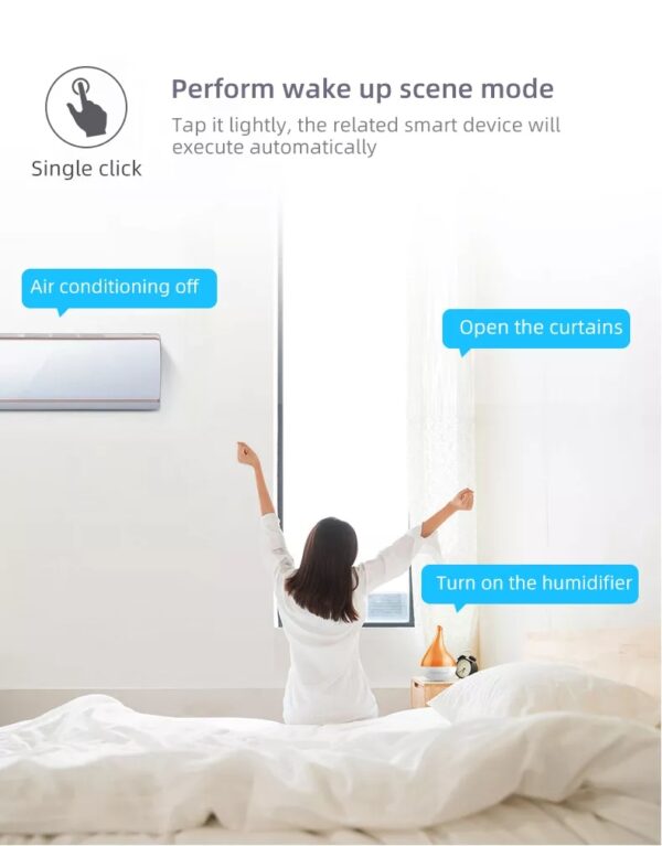 Wireless Scene Switch 1gang ZigBee Battery Switch smart network switch - Image 13