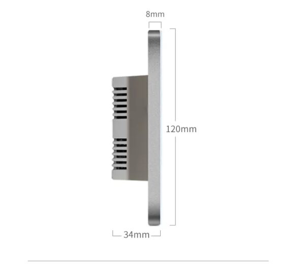 Smart Scene Switch 3gang Wi-Fi N+Lline US smart light switch google home - Image 14