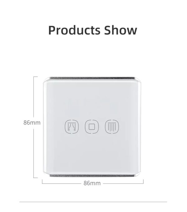 Smart Curtain Switch 3gang ZigBee N+Lline EU/UK alexa smart light switch - Image 14