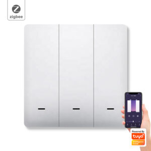 Smart Curtain Switch 3gang ZigBee N+Lline EU/UK smart switch alexa