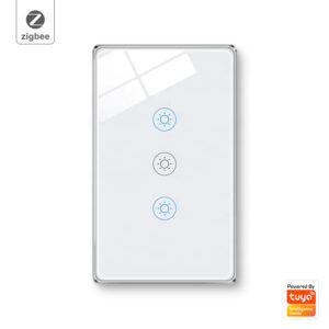 Smart Light Switch 3gang ZigBee N+Lline US google smart light switch
