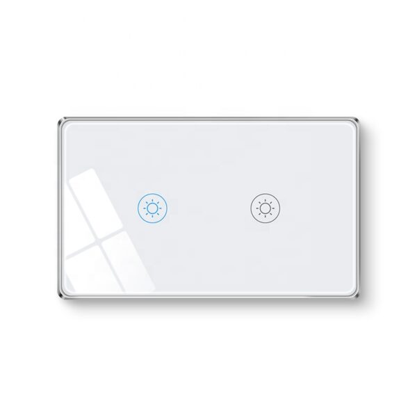 Smart Light Switch 2gang Wi-Fi N+Lline US alexa smart light switch - Image 4