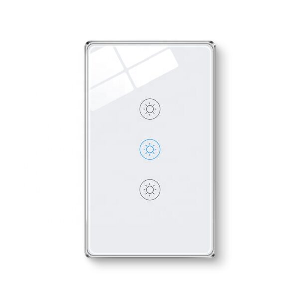 Smart Light Switch 3gang No neutral ZigBee Single L line US alexa smart light switch - Image 4