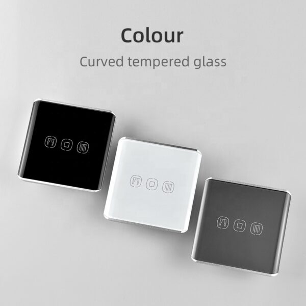 Smart Curtain Switch 3gang ZigBee N+Lline EU/UK alexa smart light switch - Image 3