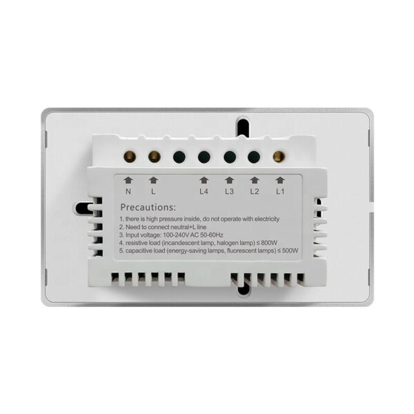 Smart Light Switch 1gang Wi-Fi N+Lline US alexa smart light switch - Image 4