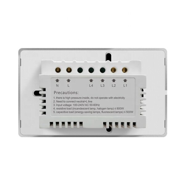 Smart Light Switch 2gang Wi-Fi N+Lline US alexa smart light switch - Image 9