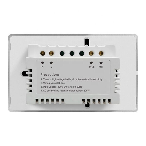 Smart Curtain Switch 2gang ZigBee N+Lline US smart switch alexa - Image 4