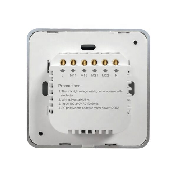 Smart Curtain Switch 4gang ZigBee N+Lline EU/UK 4 gang smart switch - Image 4