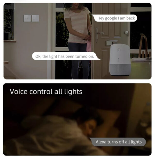 Smart Light Switch 1gang Wi-Fi N+Lline EU/UK 220v smart switch - Image 9