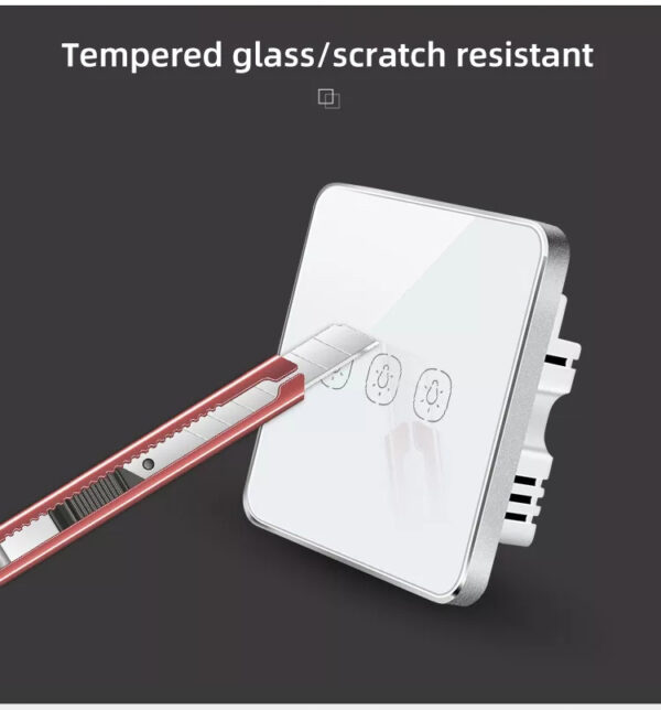 Smart Light Switch 3gang Wi-Fi N+Lline EU/UK 220v smart switch - Image 16