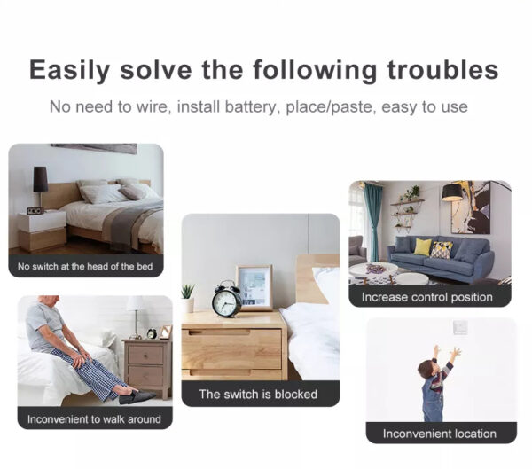 Wireless Scene Switch 2gang ZigBee Battery Switch smart network switch - Image 11