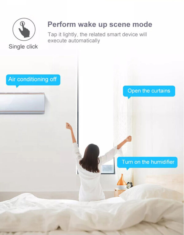 Wireless Scene Switch 2gang ZigBee Battery Switch smart network switch - Image 13