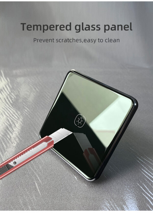 Smart Light Switch 1 gang ZigBee N+L line EU/UK google smart light switch - Image 12