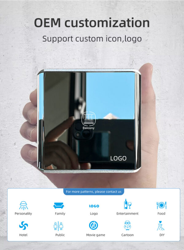 Smart Light Switch 1 gang ZigBee N+L line EU/UK homekit smart switch - Image 14