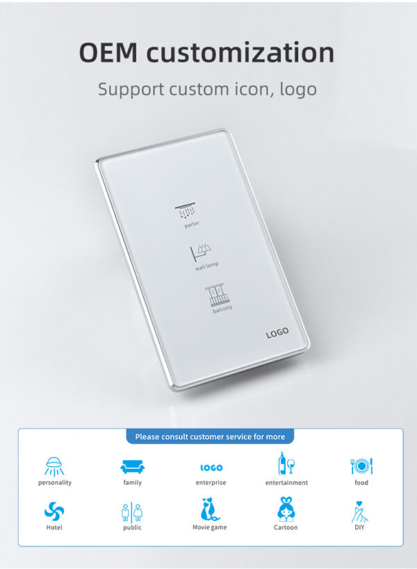 Smart Light Switch 1gang ZigBee N+L line US alexa smart switch - Image 26
