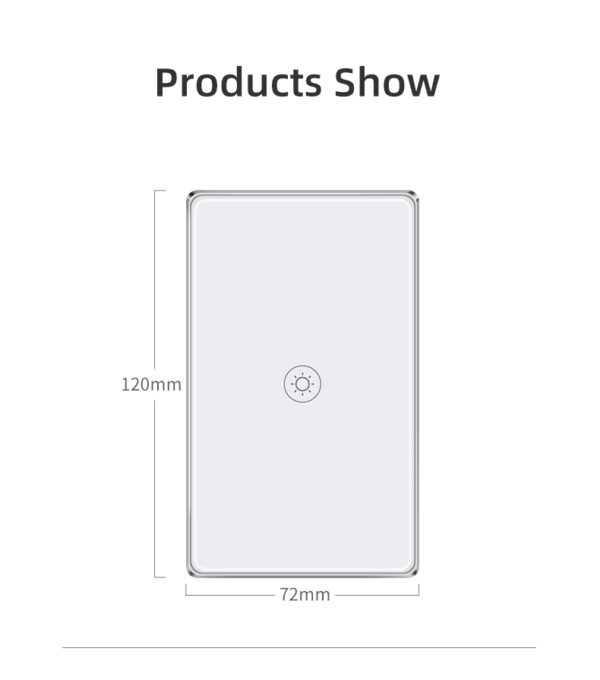 Smart Light Switch 1gang ZigBee N+L line US alexa smart switch - Image 15