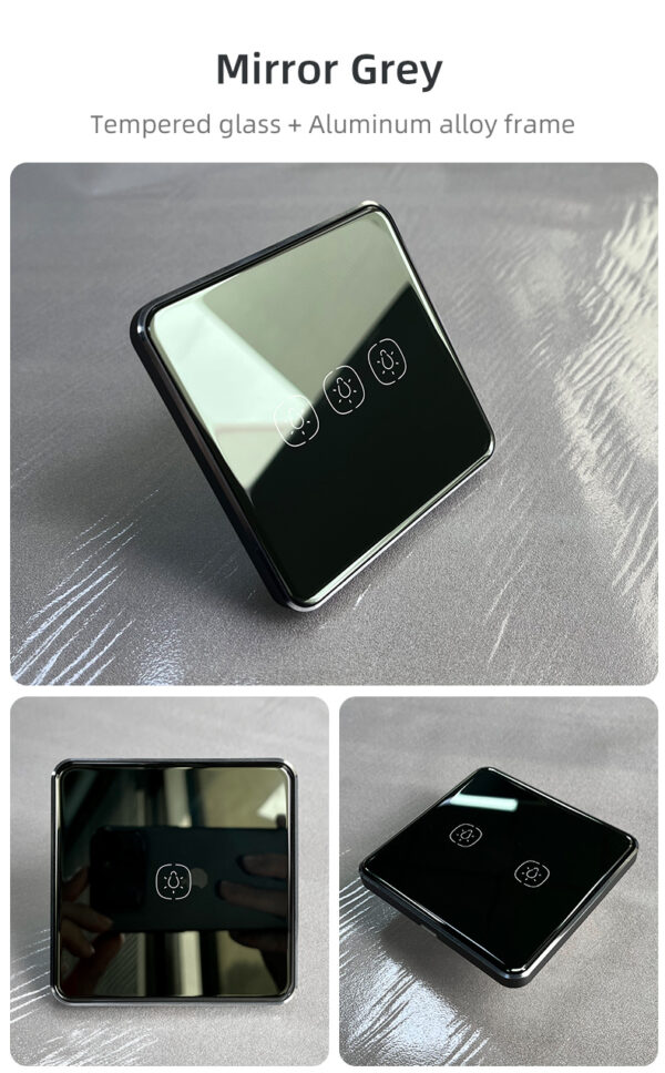 Smart Light Switch 1 gang No neutral ZigBee Single L line EU/UK homekit smart switch - Image 7
