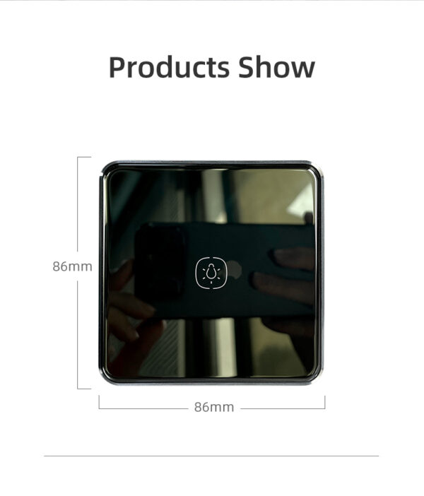 Smart Light Switch 1 gang No neutral ZigBee Single L line EU/UK homekit smart switch - Image 14