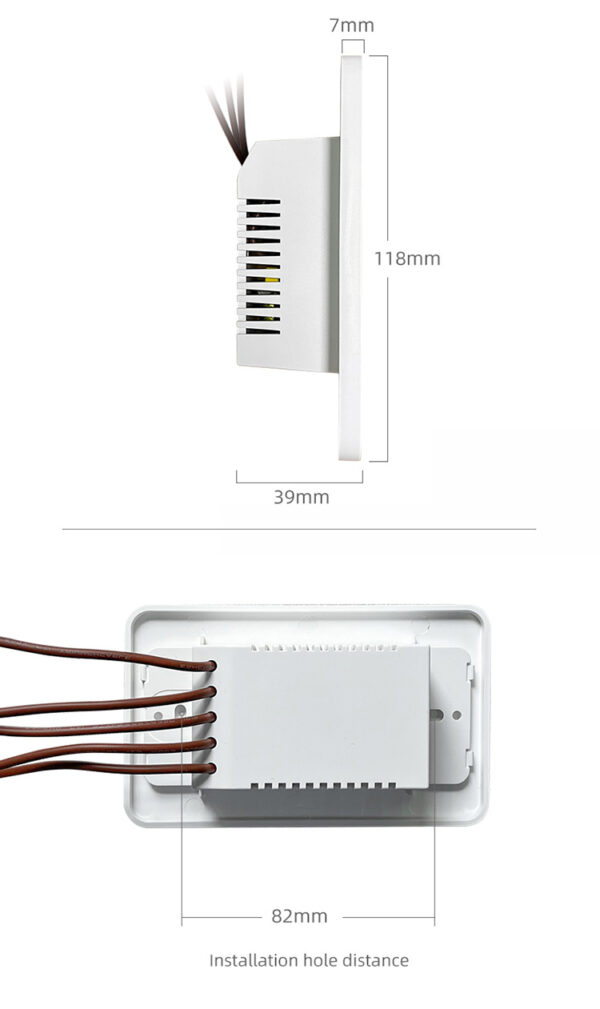 Smart Light Switch 1gang No neutral ZigBee N+L line & L line US alexa smart switch - Image 15