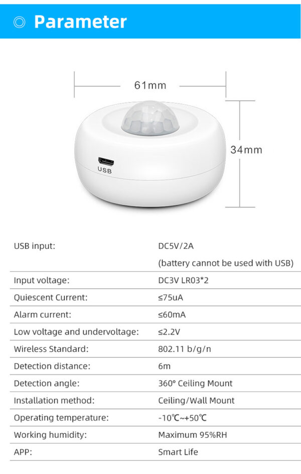 Smart Wi-Fi Motion sensor - Image 7