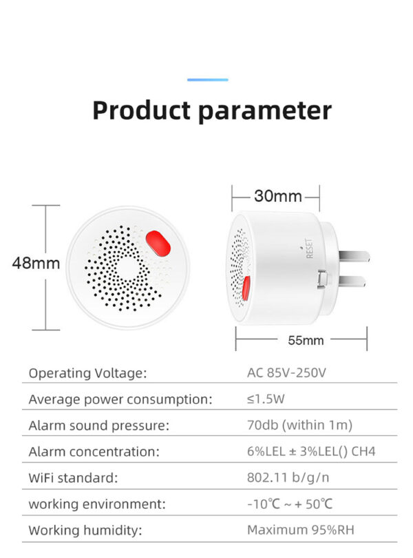 Smart Wi-Fi Combustible gas alarm - Image 17